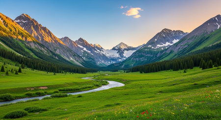 Beautiful Nature Landscape Background Collection.