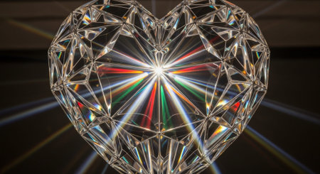 Glowing Neon Hearts â€“ Romantic Love Backgrounds, Abstract Light Effects Collection.