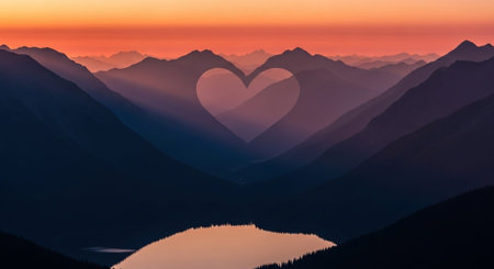 Glowing Neon Hearts â€“ Romantic Love Backgrounds, Abstract Light Effects Collection.