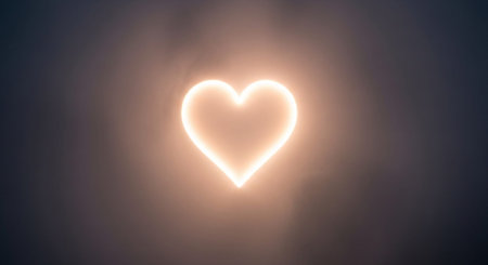 Glowing Neon Hearts â€“ Romantic Love Backgrounds, Abstract Light Effects Collection.
