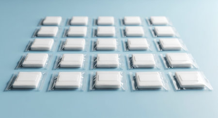 Futuristic Healthcare Technology and Medical Laboratory Innovation Background.