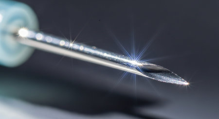 Futuristic Healthcare Technology and Medical Laboratory Innovation Background.