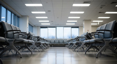 Futuristic Healthcare Technology and Medical Laboratory Innovation Background.