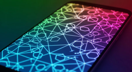 Futuristic AI Technology and Digital Innovation Concepts with Neon Light Effects.