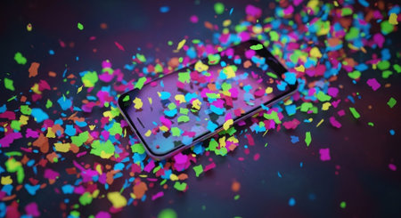 Futuristic AI Technology and Digital Innovation Concepts with Neon Light Effects.