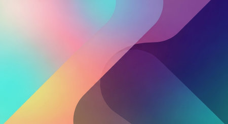 Abstract background with vibrant gradient waves