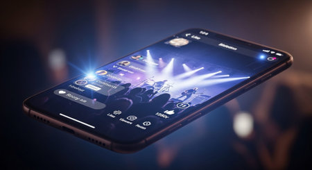 Futuristic AI Technology and Digital Innovation Concepts with Neon Light Effects.