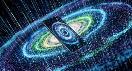 Futuristic AI Technology and Digital Innovation Concepts with Neon Light Effects.