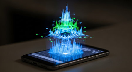 Futuristic AI Technology and Digital Innovation Concepts with Neon Light Effects.