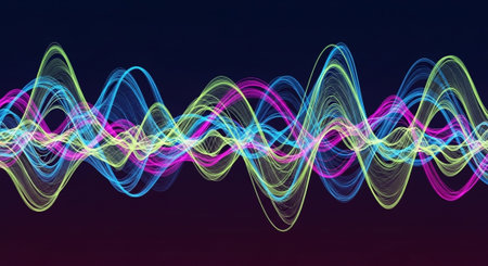 Creative Music Background Collection Featuring Cinematic Instruments, Neon Lights and Atmospheric Scenes.