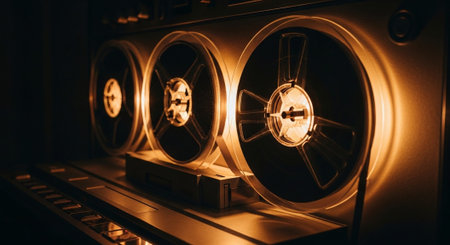 Creative Music Background Collection Featuring Cinematic Instruments, Neon Lights and Atmospheric Scenes.
