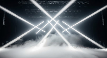 Creative Music Background Collection Featuring Cinematic Instruments, Neon Lights and Atmospheric Scenes.