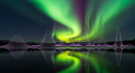 Creative Music Background Collection Featuring Cinematic Instruments, Neon Lights and Atmospheric Scenes.