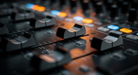 Creative Music Background Collection Featuring Cinematic Instruments, Neon Lights and Atmospheric Scenes.