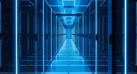Futuristic Digital Technology and Global Innovation Background Collection.