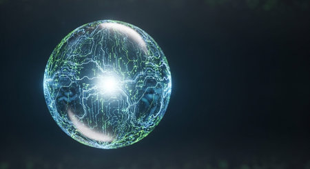Futuristic Digital Technology and Global Innovation Background Collection.