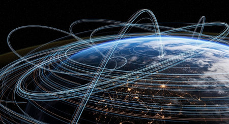 Futuristic Digital Technology and Global Innovation Background Collection.