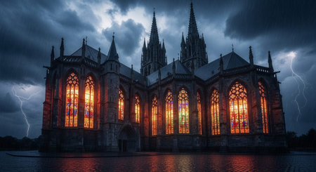 Epic Fantasy Architecture and Ancient Civilization Background Collection with Mystical Landscapes.