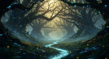 Epic Fantasy Architecture and Ancient Civilization Background Collection with Mystical Landscapes.