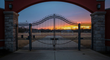 Professional Sports Venues and Athletic Facilities Background Collection.