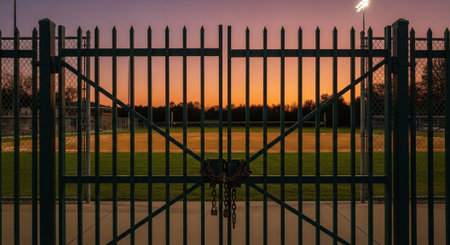 Professional Sports Venues and Athletic Facilities Background Collection.