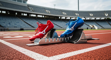 Professional Sports Venues and Athletic Facilities Background Collection.