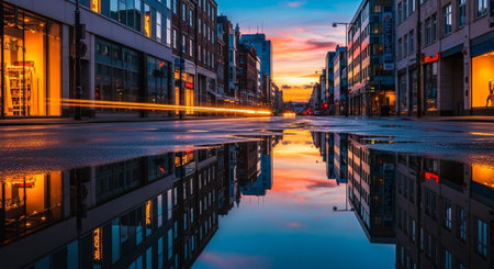 Atmospheric Urban Streets and City Architecture Collection.
