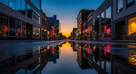 Atmospheric Urban Streets and City Architecture Collection.