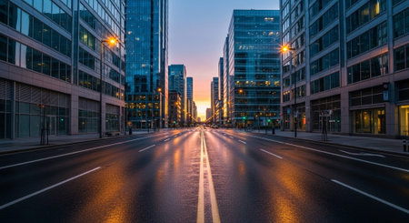 Atmospheric Urban Streets and City Architecture Collection.