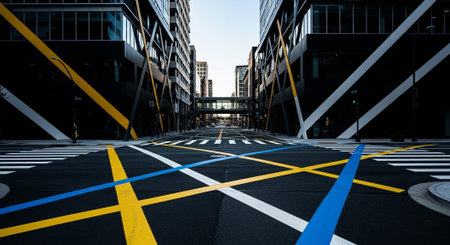 Atmospheric Urban Streets and City Architecture Collection.