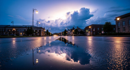 Atmospheric Urban Streets and City Architecture Collection.