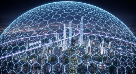 Advanced Cybersecurity and Digital Technology Background Collection.