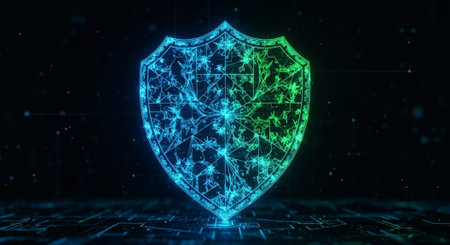 Advanced Cybersecurity and Digital Technology Background Collection.