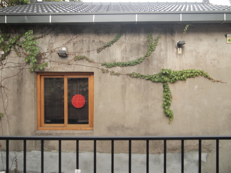 wall of a houseの写真素材