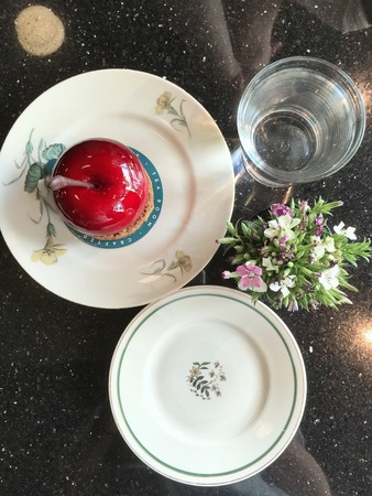 pastry set upの写真素材