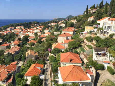 Top view of dubrovnikの写真素材