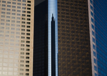 skyscraper reflected