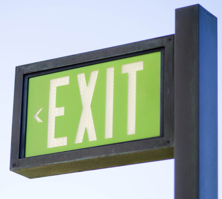 exit sign