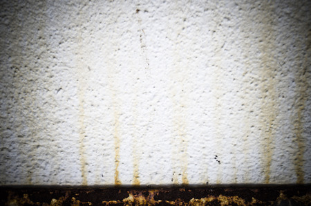 white paint rust