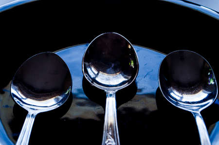 vintage spoonsの写真素材