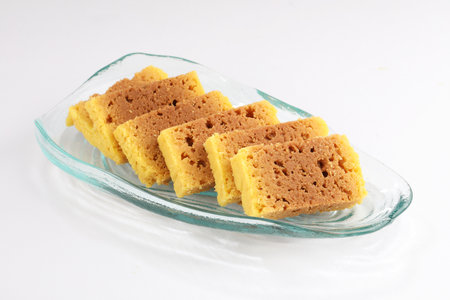 Mysore pak is an Indian sweet prepared in ghee. It originated in the city of Mysuruの写真素材