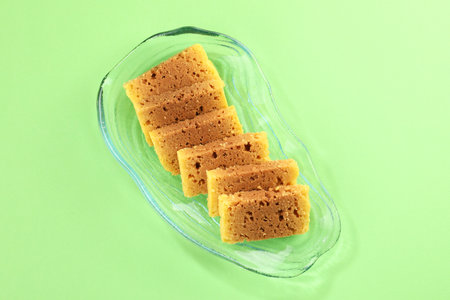Mysore pak is an Indian sweet prepared in ghee. It originated in the city of Mysuruの写真素材