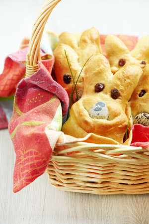 Easter bunny bunsの写真素材