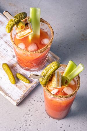 Bloody Mary Cocktailの写真素材