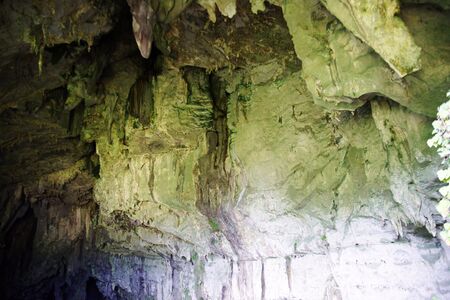 Ancient caves in which lived ancient people. Malaysia. Borneo.の写真素材