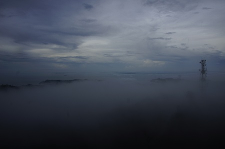 The mountains with jungle of island Langkawi.の写真素材