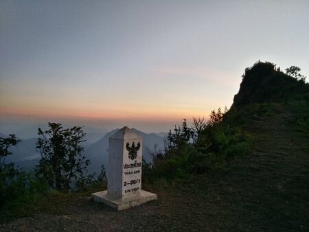 sunrise in Thailandのeditorial素材