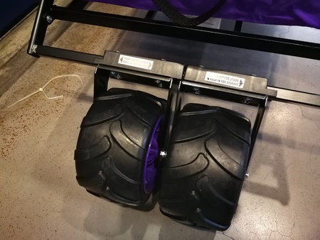 a bigger wheel of Cart for using in camping life travel