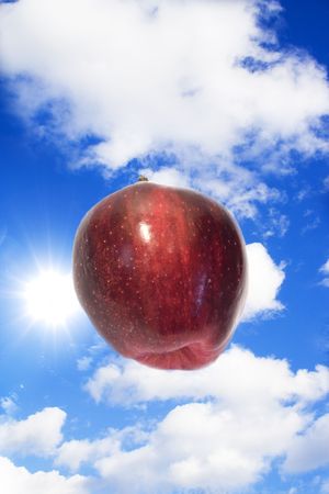 A Big Apple の写真素材