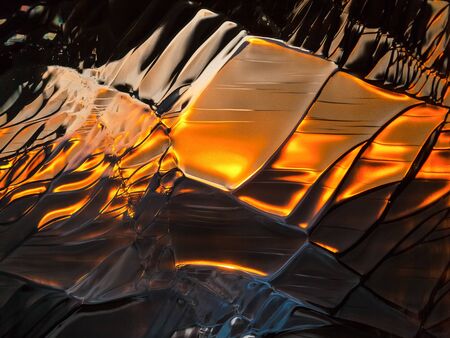 abstract background glass ice light refractionの写真素材